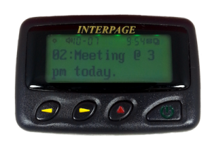 Enterprise 2/4 Line Button Programmable Alphanumeric Pager