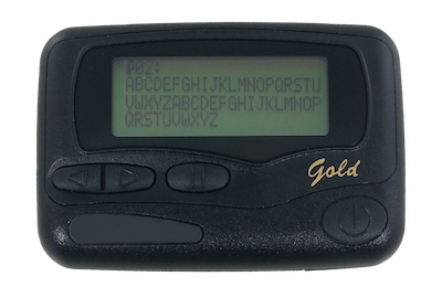 Gold Alphanumeric Pager