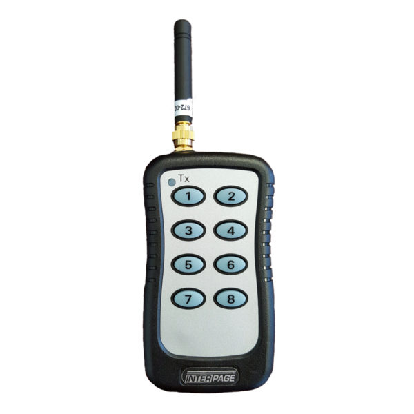 8 Button Portable Silentpage Transmitter